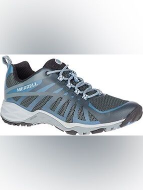 Merrell Women's Siren Edge Q2 Hiking Shoes Blue Outdoors Comfy J599552 Size 8.5